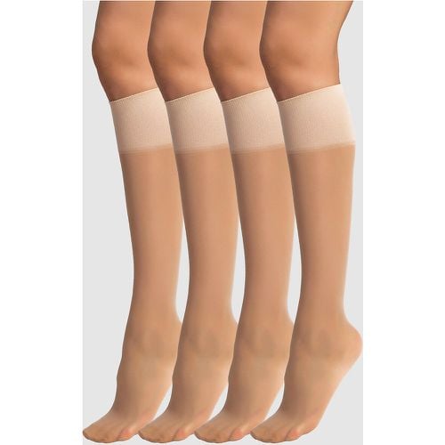 Pack of 4 Beauty Resist 20 Denier Knee-Highs - Dim - Modalova