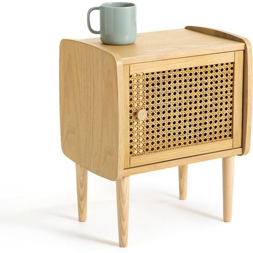 Tempa Bedside Table with 1 Rattan Door - LA REDOUTE INTERIEURS - Modalova