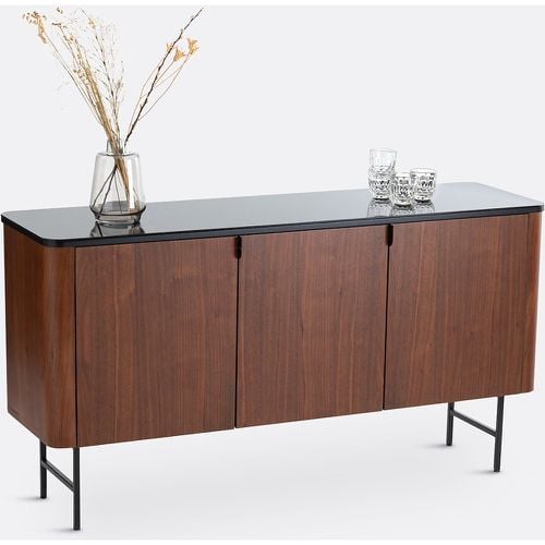 Helina 3-Door Veneer & Glass Sideboard - LA REDOUTE INTERIEURS - Modalova