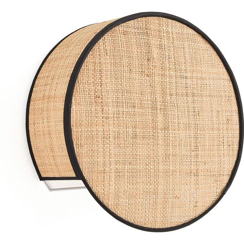 Dolkie 28cm Diameter Round Raffia Wall Light - LA REDOUTE INTERIEURS - Modalova