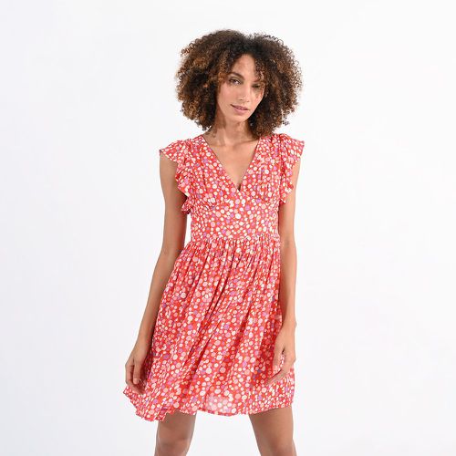 Polka Dot Mini Dress with V-Neck - MOLLY BRACKEN - Modalova