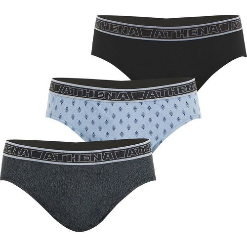 Pack of 3 Tonic Cotton Briefs - Athena - Modalova