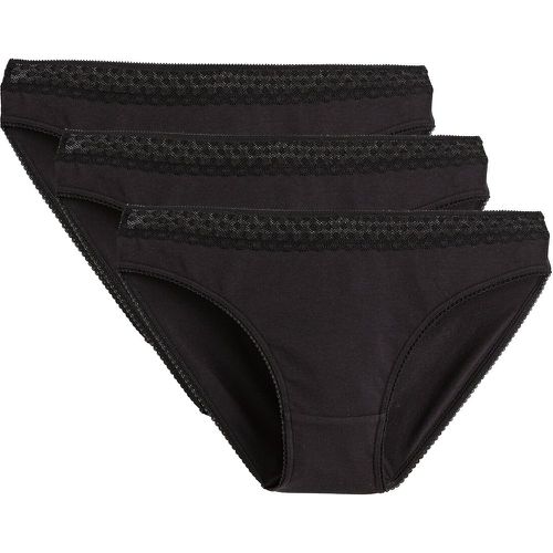 Pack of 3 Knickers in Cotton - LA REDOUTE COLLECTIONS - Modalova