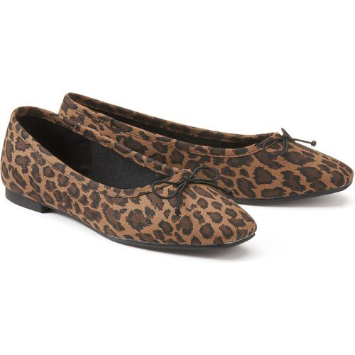 Leopard Print Ballet Flats - LA REDOUTE COLLECTIONS - Modalova