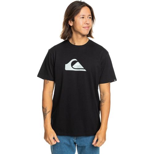 Logo Print T-Shirt with Crew Neck and Short Sleeves - Quiksilver - Modalova