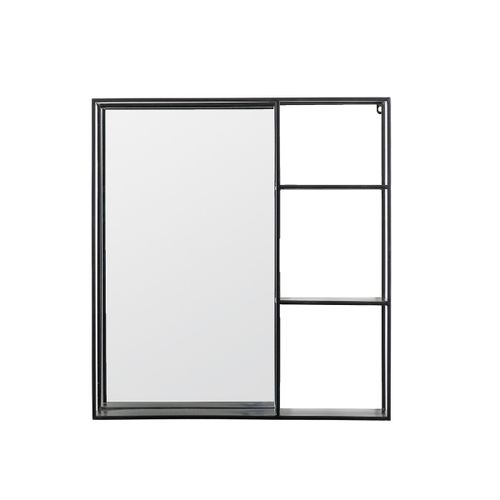 Cm Black Mirror with Shelf - ÉDITÉ - Modalova