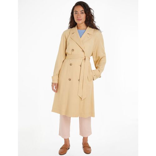 Long Loose Fit Trench Coat - Tommy Hilfiger - Modalova