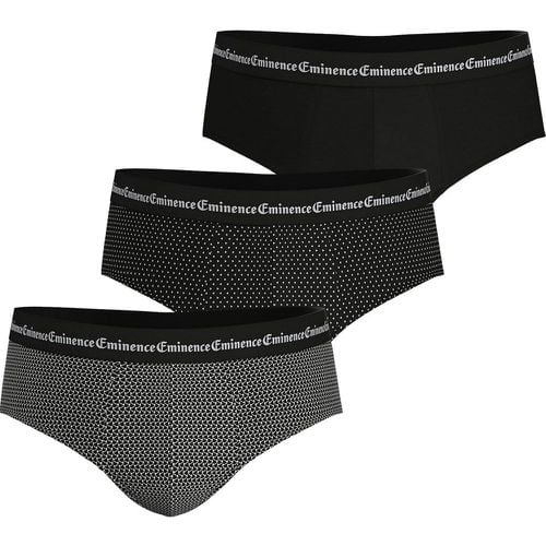 Pack of 3 Business Print Cotton Low Rise Briefs - Eminence - Modalova