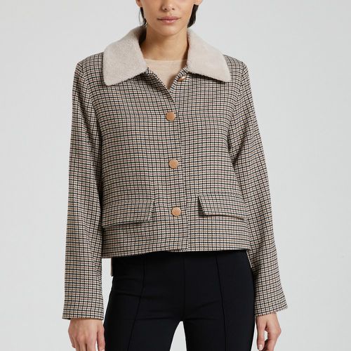 Checked Short Jacket - Only - Modalova