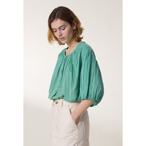 Corso Balloon Sleeve Blouse in Cotton - LEON & HARPER - Modalova