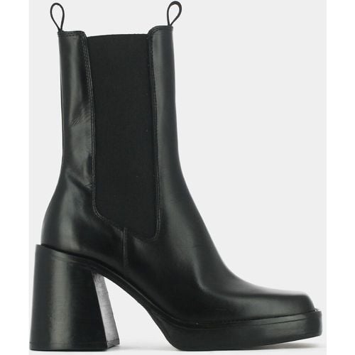 Bossa Leather Ankle Boots with Heel - JONAK - Modalova