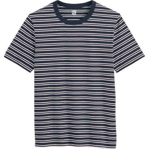 Striped Crew Neck T-Shirt with Short Sleeves - LA REDOUTE COLLECTIONS - Modalova