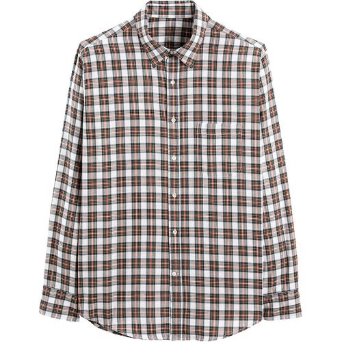 Checked Cotton Shirt in Regular Fit with Spread Collar - LA REDOUTE COLLECTIONS - Modalova