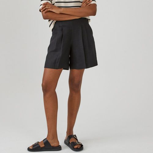 Linen Pleat Front Shorts, Made in France - LA REDOUTE COLLECTIONS - Modalova