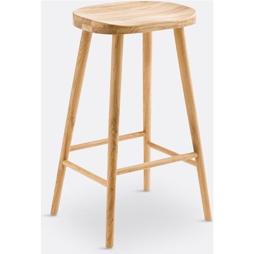 Dragy 68cm High Solid Oak Bar Stool - LA REDOUTE INTERIEURS - Modalova