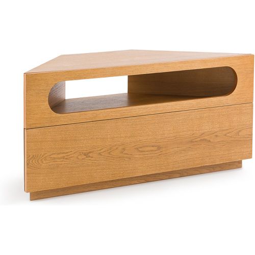 Vonti Oak Veneer Corner TV Cabinet - LA REDOUTE INTERIEURS - Modalova