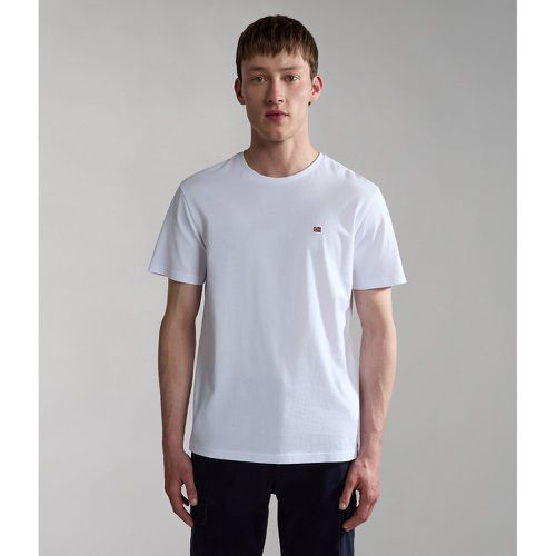 Salis Cotton T-Shirt with Short Sleeves - Napapijri - Modalova