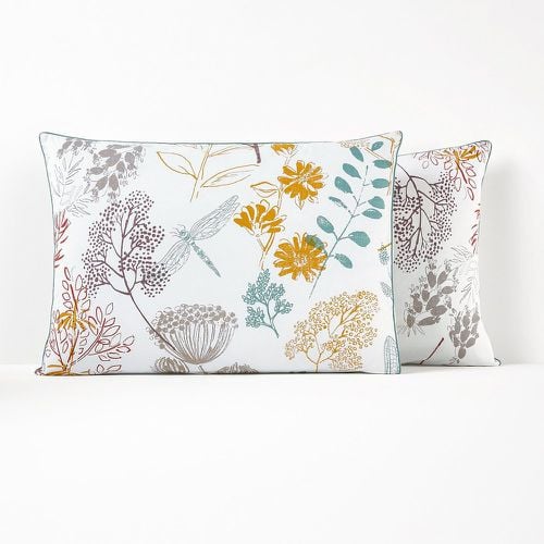 Botanique Floral 100% Cotton Percale 200 Thread Count Pillowcase - LA REDOUTE INTERIEURS - Modalova