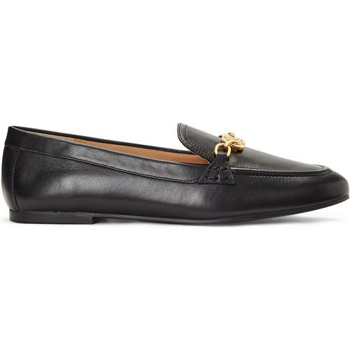 Smooth Leather Flat Loafers - Lauren Ralph Lauren - Modalova