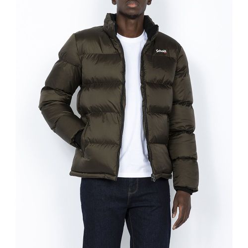 Idaho Zipped Padded Puffer Jacket with High-Neck - Schott - Modalova