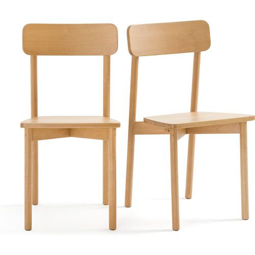 Set of 2 Jodi Solid Beech Chairs - LA REDOUTE INTERIEURS - Modalova