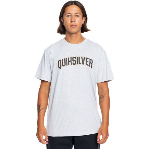 Logo Print T-Shirt with Crew Neck and Short Sleeves - Quiksilver - Modalova