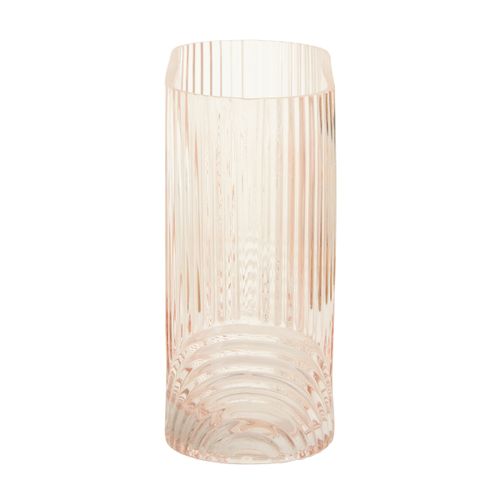Cm Pink Textured Glass Vase - ÉDITÉ - Modalova