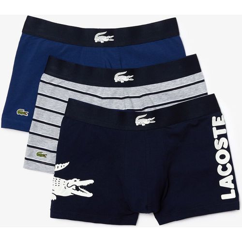 Pack of 3 Cotton Hipsters - Lacoste - Modalova