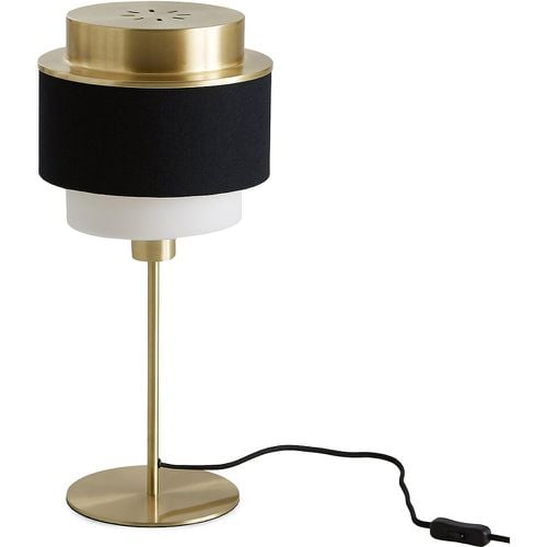 Brass, Opaline & Cotton Table Lamp - MAISON SARAH LAVOINE X LA REDOUTE INTERIEURS - Modalova