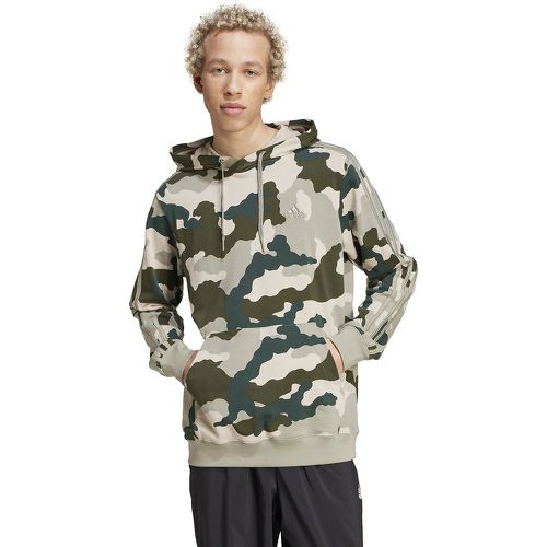 Camo Print Hoodie in Cotton Mix - ADIDAS SPORTSWEAR - Modalova