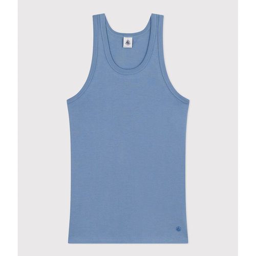 Iconic Cotton Vest Top with Crew Neck - PETIT BATEAU - Modalova