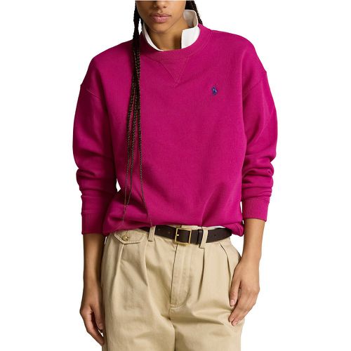 Cotton Mix Sweatshirt with Crew Neck - Polo Ralph Lauren - Modalova