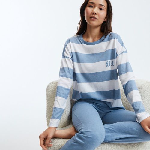 Rugby Stripe Jersey Pyjamas - LA REDOUTE COLLECTIONS - Modalova