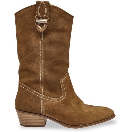 Ladyja Cowboy Ankle Boots in Suede - LES TROPEZIENNES PAR M BELARBI - Modalova