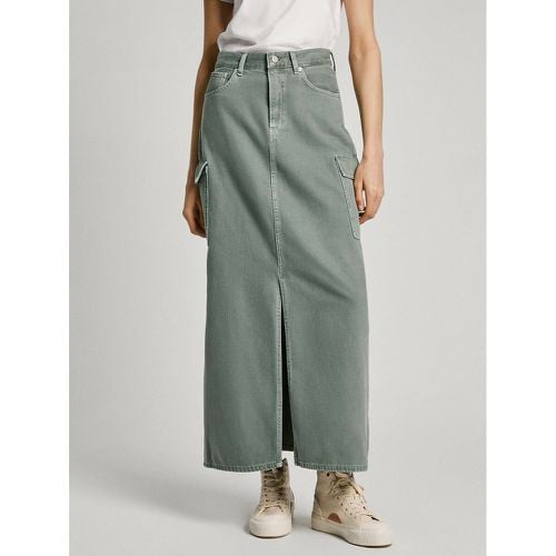 Denim Maxi Skirt with High Waist - Pepe Jeans - Modalova