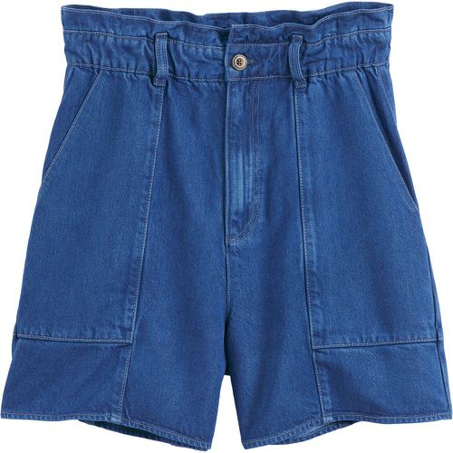 Lightweight Denim Paperbag Shorts - LA REDOUTE COLLECTIONS - Modalova