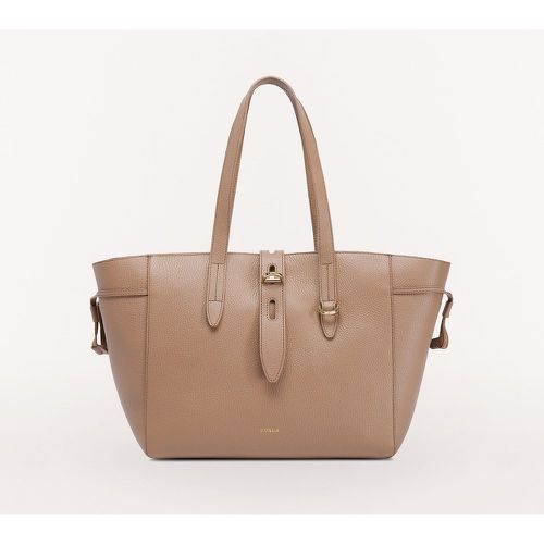 Net Tote Bag in Two-Tone Leather, Medium - FURLA - Modalova