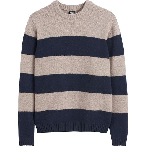 Wool Crew Neck Jumper in Chunky Knit - LA REDOUTE COLLECTIONS - Modalova