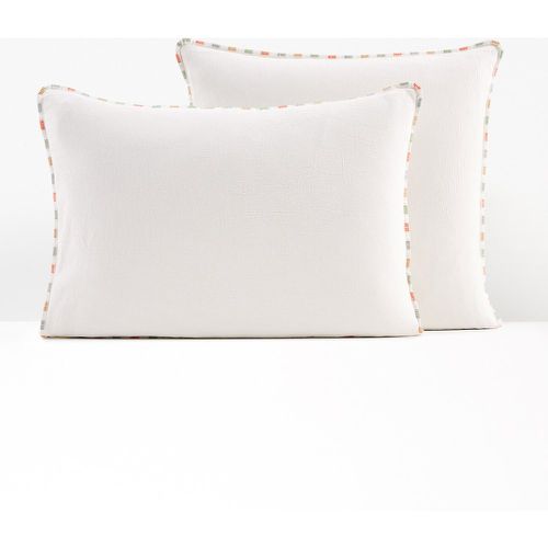 Neruda Embroidered 100% Washed Cotton Pillowcase - LA REDOUTE INTERIEURS - Modalova