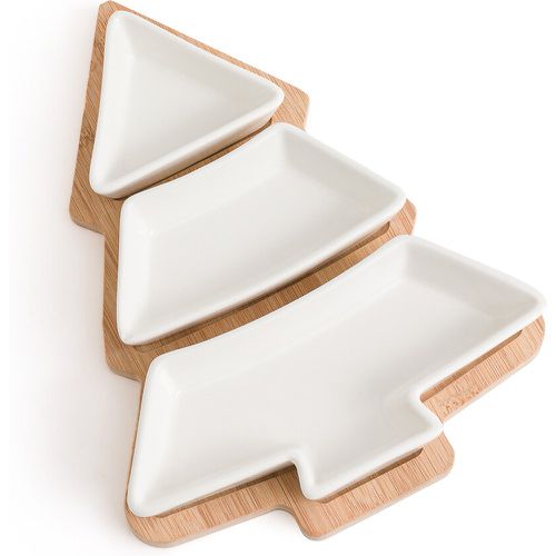 Christmas Bamboo and Porcelain Aperitif Set - LA REDOUTE INTERIEURS - Modalova