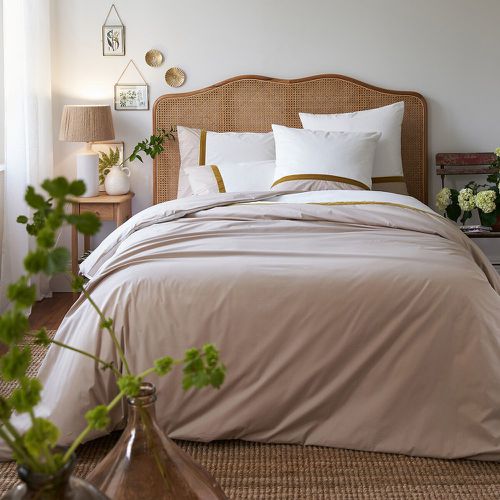 Lucette Two Tone 100% Cotton Duvet Cover - LA REDOUTE INTERIEURS - Modalova