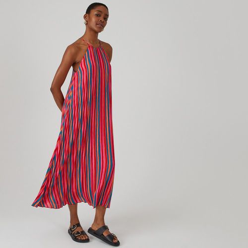 Pleated Halterneck Midi Dress - LA REDOUTE COLLECTIONS - Modalova