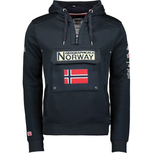 Gymclass Logo Hoodie with Half Zip - geographical norway - Modalova