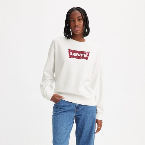 Chest Logo Print Sweatshirt in Cotton with Crew Neck - Levi's - Modalova