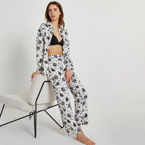 Floral Print Satin Pyjamas - LA REDOUTE COLLECTIONS - Modalova