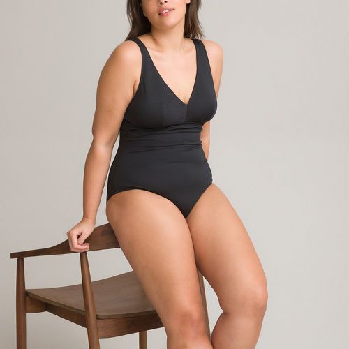 Textured Triangle Swimsuit - LA REDOUTE COLLECTIONS PLUS - Modalova