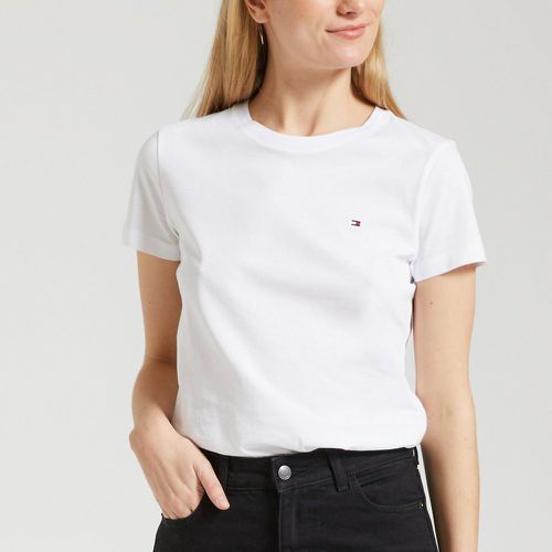 Cotton Crew Neck T-Shirt with Short Sleeves - Tommy Hilfiger - Modalova