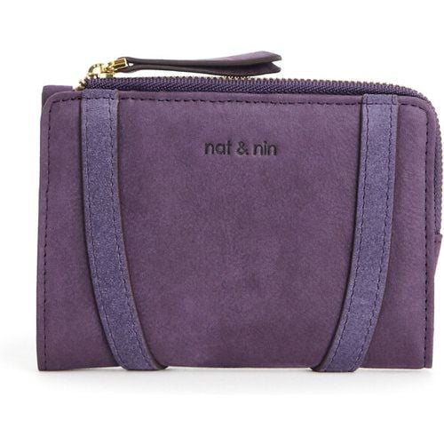 Roza Leather Zipped Purse - NAT & NIN - Modalova