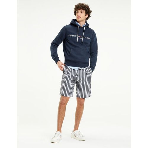 Tommy Logo Hoodie in Cotton Blend - Tommy Hilfiger - Modalova