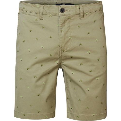 Printed Cotton Chino Shorts - PETROL INDUSTRIES - Modalova